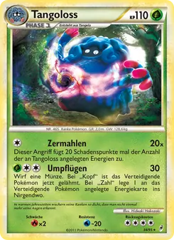 Karte Tangoloss aus Ruf der Legenden, Nummer 34/95