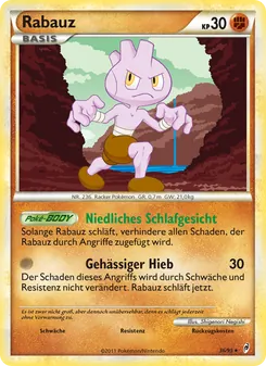 Karte Rabauz aus Ruf der Legenden, Nummer 36/95