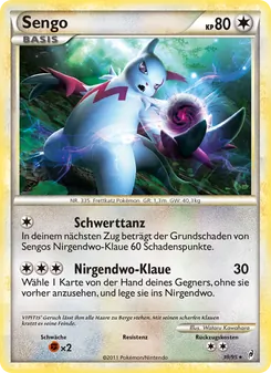 Karte Sengo aus Ruf der Legenden, Nummer 39/95