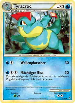 Karte Tyracroc aus Ruf der Legenden, Nummer 41/95