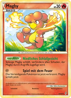 Karte Magby aus Ruf der Legenden, Nummer 46/95