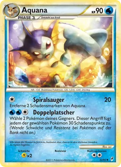 Karte Aquana aus Ruf der Legenden, Nummer 52/95