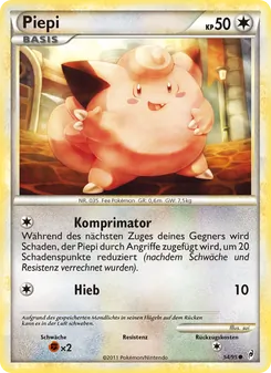 Karte Piepi aus Ruf der Legenden, Nummer 54/95