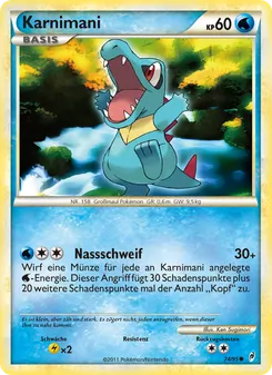 Karte Karnimani aus Ruf der Legenden, Nummer 74/95
