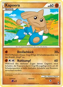 Karte Kapoera aus Ruf der Legenden, Nummer 8/95