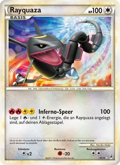 Karte Rayquaza aus Ruf der Legenden, Nummer SL10/95