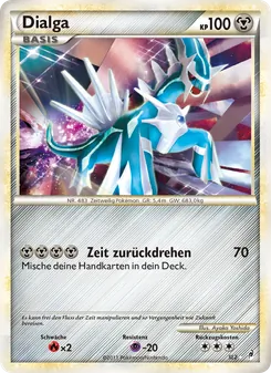 Karte Dialga aus Ruf der Legenden, Nummer SL2/95