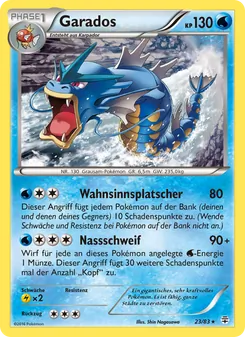 Karte Garados aus Generationen, Nummer 23/83