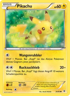 Karte Pikachu aus Generationen, Nummer 26/83
