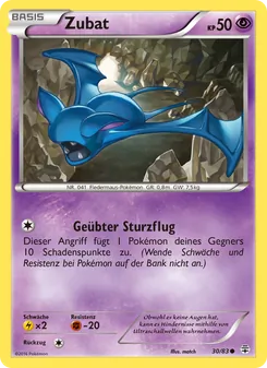 Karte Zubat aus Generationen, Nummer 30/83