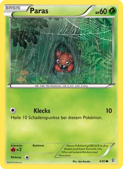 Karte Paras aus Generationen, Nummer 6/83