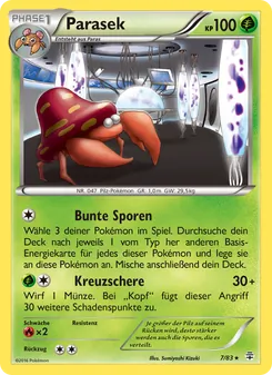 Karte Parasek aus Generationen, Nummer 7/83