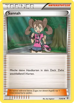 Karte Sannah aus Generationen, Nummer 72/83