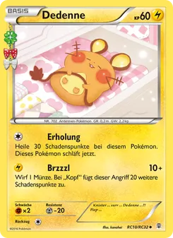 Karte Dedenne aus Generationen, Nummer RC10/83
