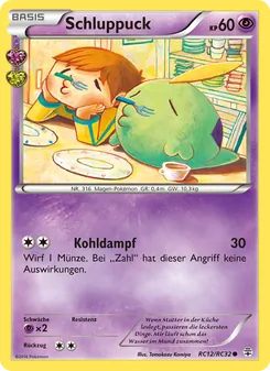 Karte Schluppuck aus Generationen, Nummer RC12/83