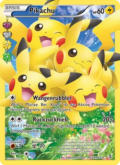 Karte Pikachu aus Generationen, Nummer RC29/83