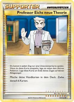 Karte Professor Eichs neue Theorie aus HeartGold SoulSilver, Nummer 101/123