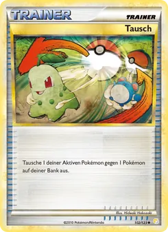 Karte Tausch aus HeartGold SoulSilver, Nummer 102/123