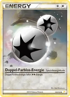 Karte Doppel-Farblos-Energie aus HeartGold SoulSilver, Nummer 103/123