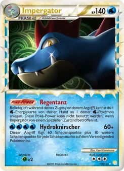 Karte Impergator aus HeartGold SoulSilver, Nummer 108/123