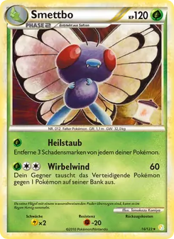 Karte Smettbo aus HeartGold SoulSilver, Nummer 16/123