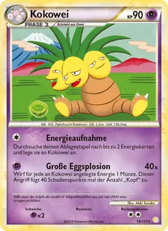 Karte Kokowei aus HeartGold SoulSilver, Nummer 18/123