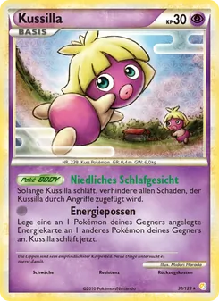 Karte Kussilla aus HeartGold SoulSilver, Nummer 30/123