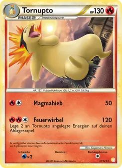 Karte Tornupto aus HeartGold SoulSilver, Nummer 32/123