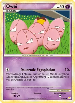 Karte Owei aus HeartGold SoulSilver, Nummer 63/123