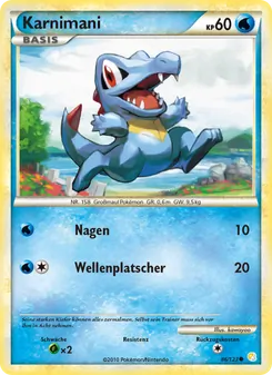 Karte Karnimani aus HeartGold SoulSilver, Nummer 86/123