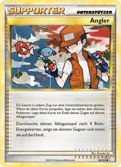 Karte Angler aus HeartGold SoulSilver, Nummer 92/123