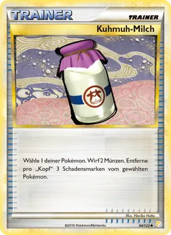 Karte Kuhmuh-Milch aus HeartGold SoulSilver, Nummer 94/123