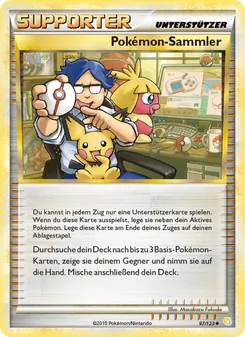 Karte Pokémon-Sammler aus HeartGold SoulSilver, Nummer 97/123