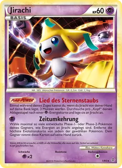 Karte Jirachi aus Entfesselt, Nummer 1/95