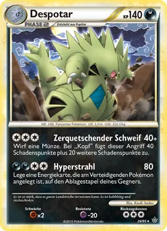 Karte Despotar aus Entfesselt, Nummer 26/95