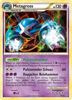 Karte Metagross aus Entfesselt, Nummer 4/95