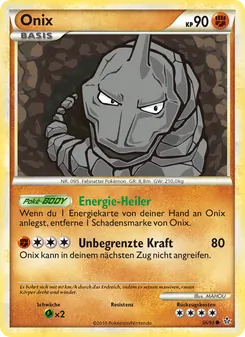 Karte Onix aus Entfesselt, Nummer 56/95