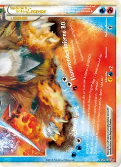 Karte Suicune & Entei LEGENDE aus Entfesselt, Nummer 95/95