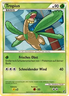 Karte Tropius aus Unerschrocken, Nummer 22/90