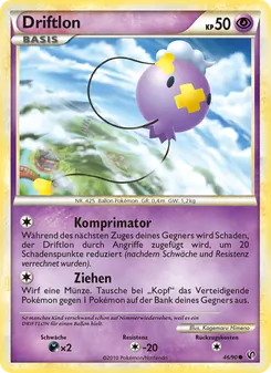 Karte Driftlon aus Unerschrocken, Nummer 46/90