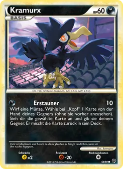 Karte Kramurx aus Unerschrocken, Nummer 58/90