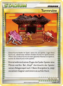 Karte Turmruine aus Unerschrocken, Nummer 71/90
