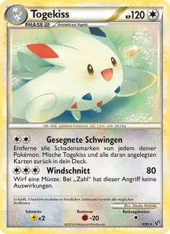 Karte Togekiss aus Unerschrocken, Nummer 9/90