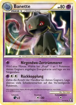 Karte Banette aus Triumph, Nummer 14/102
