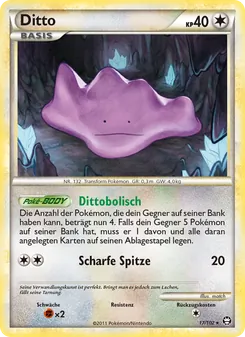 Karte Ditto aus Triumph, Nummer 17/102