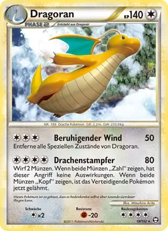 Karte Dragoran aus Triumph, Nummer 18/102