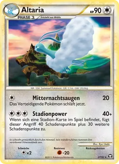 Karte Altaria aus Triumph, Nummer 2/102