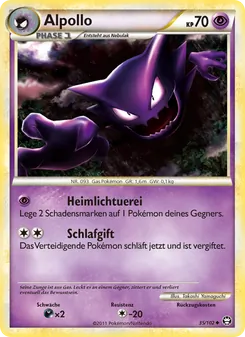 Karte Alpollo aus Triumph, Nummer 35/102