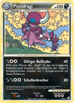 Karte Piondragi aus Triumph, Nummer 4/102