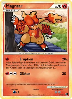 Karte Magmar aus Triumph, Nummer 42/102